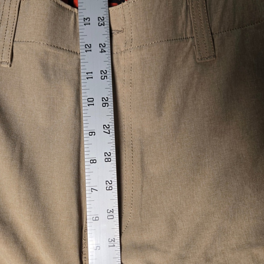 Denali Mens Stretch Hybrid Walk Shorts Heather Khaki 40 D427752S NWT - Picture 5 of 8